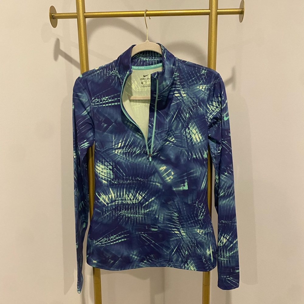 Nike Quarter Zip Running Pullover - image 1